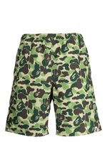 A BATHING APE® short droit à imprimé graphique - Vert - thumbnail