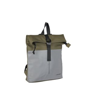 New Rebels Bowie Los Angeles Olijfgroen 9L Rugtas Rolltop Reflectie Waterafstotend