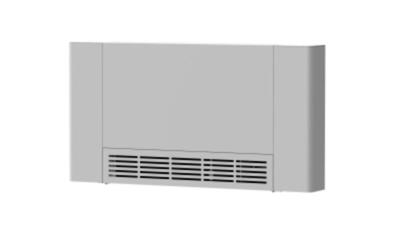 Mareli ventilator radiator 6kW wit met elektrische thermostaat