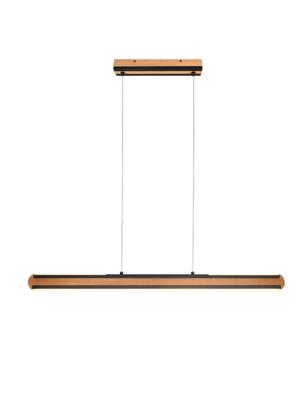 Trio HanglampDeacon houtbruin met zwart - 326610232