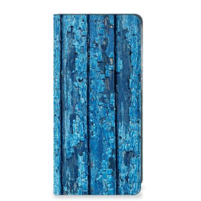 Samsung Galaxy S25 Plus Book | Wallet Case | Wood Blue