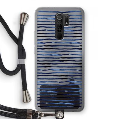 Verrassende lijnen: Xiaomi Redmi 9 Transparant Hoesje met koord