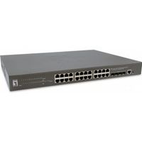 LevelOne GTP-2871 Managed L3 Gigabit Ethernet (10/100/1000) Grijs Power over Ethernet (PoE)
