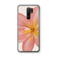 Pink Ellila Flower: Xiaomi Redmi 9 Transparant Hoesje