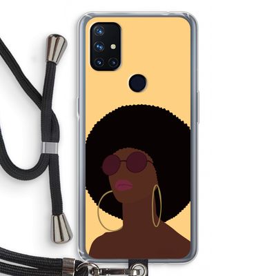 Golden hour: OnePlus Nord N10 5G Transparant Hoesje met koord