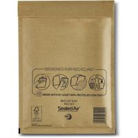 Mail Lite luchtkussenenveloppen, goud, D/1, 180 x 260 mm, doos van 200 stuks