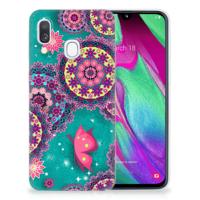 Samsung Galaxy A40 | Hoesje maken | Cirkels en Vlinders