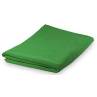 Yoga of fitness microvezel handdoek - groen - 150 x 75 cm - ultra absorberend - super zacht