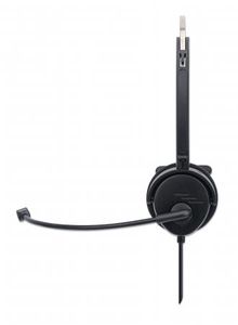 Manhattan 179867 hoofdtelefoon/headset Bedraad Hoofdband Kantoor/callcenter USB Type-A Zwart