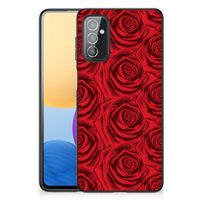 Samsung Galaxy M52 Bloemen Hoesje Red Roses