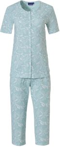 Pastunette doorknoop pyjama turquoise