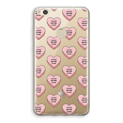Chicks before dicks: Huawei Ascend P8 Lite (2017) Transparant Hoesje