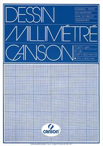 Canson 200067111 millimeterpapier A3 90 g/m² 50 vel