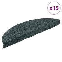 Trapmatten zelfklevend 15 st 56x17x3 cm naaldvilt groen
