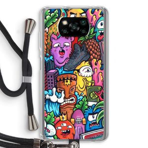 Vexx Mixtape: Xiaomi Poco X3 NFC Transparant Hoesje met koord