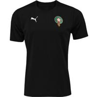 PUMA Marokko Trainingsshirt 2024-2026 Kids Zwart Zilver