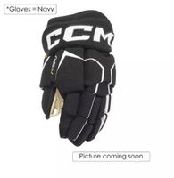 CCM HG Tacks AS-V PRO Hockey Gloves (Senior) Navy/Wit 13.0" Navy / Wit
