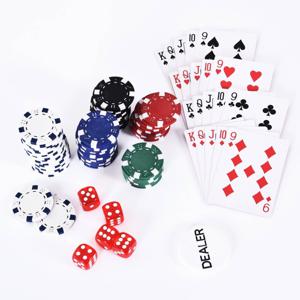 Pokerset - Poker - Poker chips 300 stuks - Poker set -38x20,5x6,5 cm