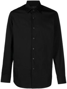 Prada chemise en popeline à manches longues - Noir