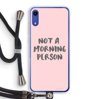 Morning person: Honor Play 8A Transparant Hoesje met koord