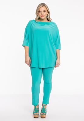Yoek Loretta's Xtra slim broek | Turquoise | Maat 58/60 Yoek Loretta's Xtra slim broek | Turquoise | Maat 58/60