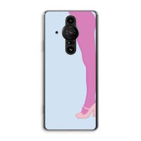 Pink panty: Sony Xperia Pro-I Transparant Hoesje