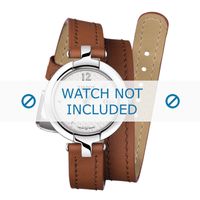 Horlogeband Tissot T084.210.16.017.04 / T600035467 Leder Bruin 12mm - thumbnail