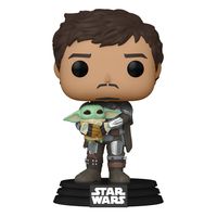 Star Wars The Mandalorian POP! TV Vinyl Figure The Mandalorian & Grogu 9 cm - thumbnail