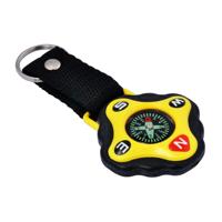 Munkees Key Fob Sleutelhanger Kompas Geel Munkees Key Fob Sleutelhanger Kompas Geel