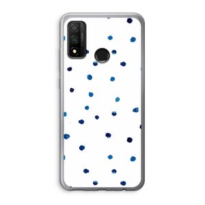 Blauwe stippen: Huawei P Smart (2020) Transparant Hoesje