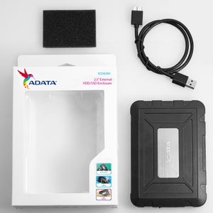 Adata externe behuizing ED600 USB 3.1 2.5 voor SSD/HDD