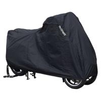 Motorhoes DS Covers ALFA 3W met ruimte voor topkoffer - zwart