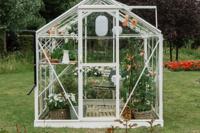 Tuinkas Mary IV - 212x430 cm - Wit - Full Options- - Veiligheidsglas- Royal Well