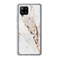 Goud marmer: Samsung Galaxy A42 5G Transparant Hoesje