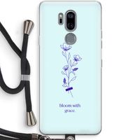 Bloom with grace: LG G7 Thinq Transparant Hoesje met koord