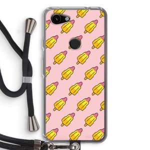 Waterijsjes: Pixel 3a Transparant Hoesje met koord
