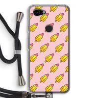 Waterijsjes: Pixel 3a Transparant Hoesje met koord