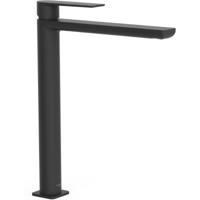 Wastafelkraan Tres Loft | Opbouw | Mengkraan | Hoog model | 1-hendel | Rond | Zwart mat