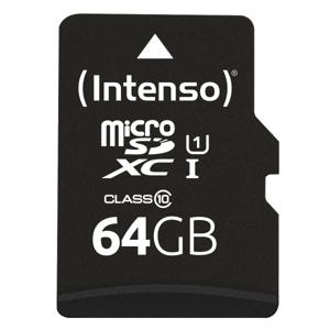 Intenso 64GB microSDXC Performance microSD-kaart 64 GB Class 10 UHS-I Waterdicht