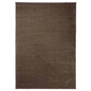 Tapeso Laagpolig vloerkleed Fine - mokka - 80x150 cm