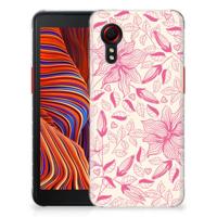 Samsung Galaxy Xcover 5 | TPU Case | Pink Flowers