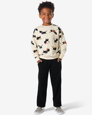 HEMA Kinderbroek corduroy zwart (zwart)