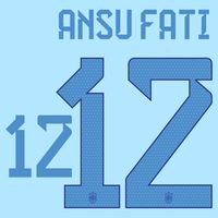 Ansu Fati 12 (Officiële Spanje Away Bedrukking 2022-2023)