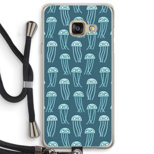 Kwallie: Samsung Galaxy A3 (2016) Transparant Hoesje met koord