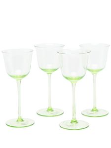 Ann Demeulemeester X Serax lot de 4 verres à effet dégradé - Vert