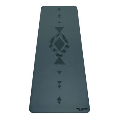 Yoga Design Lab Yogamat &apos;Tribal Charcoal Infinity Mat&apos; 5 mm - 180 x 61 cm