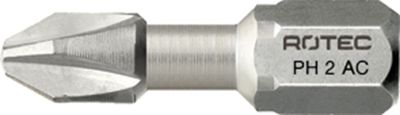 Rotec PRO Insertbit PH 1 L=25mm C 6,3 Torsion RVS - 10 stuks - 8011001