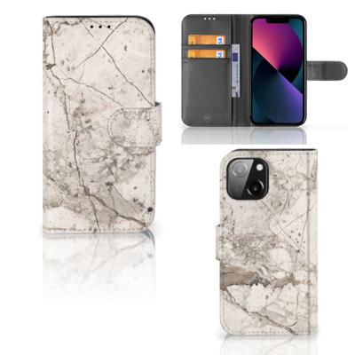 iPhone 13 Mini | Bookcase | Marmer Beige