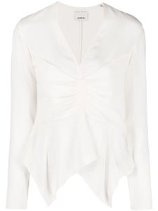 ISABEL MARANT blouse Ulietta à design asymétrique - Tons neutres