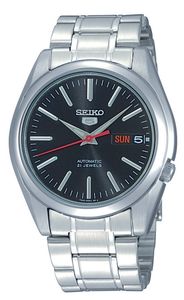 Seiko SNKL45K1 Horloge Automaat staal zilverkleurig-zwartv 38 mm